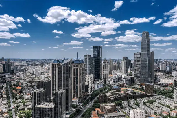 China Modern International Financial Center MIFC and Four Seasons Hotel Beijing, Shanghai and Tianjin