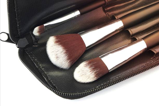 istock Set of brushes isolated over white background 1454849062