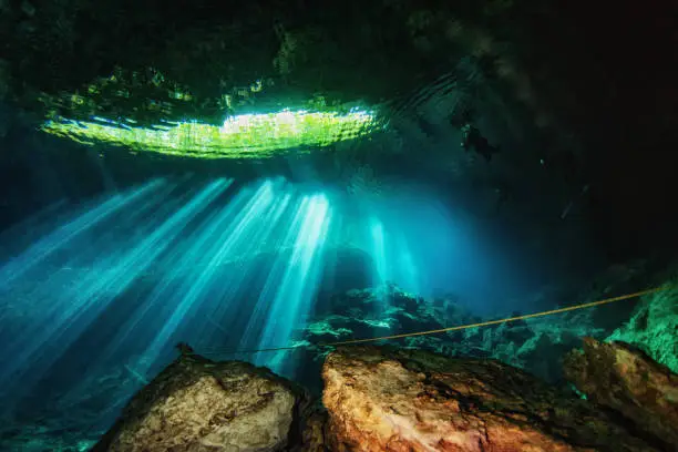 Photo of Scuba diving a cenote