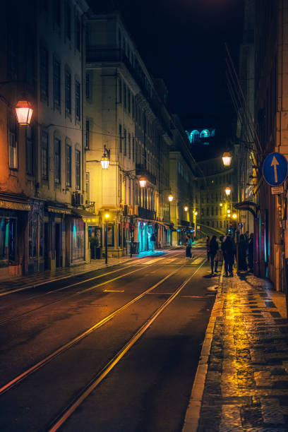 istock Rua Augusta in Lisbon at Night 1454852861