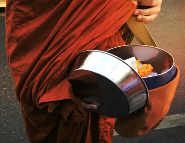 Buddhist monk's alms bowl, thailand