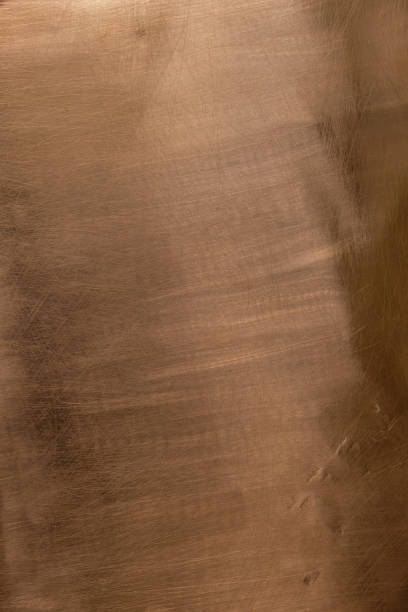 istock Copper background. There are scratches on the copper surface. 1454858670