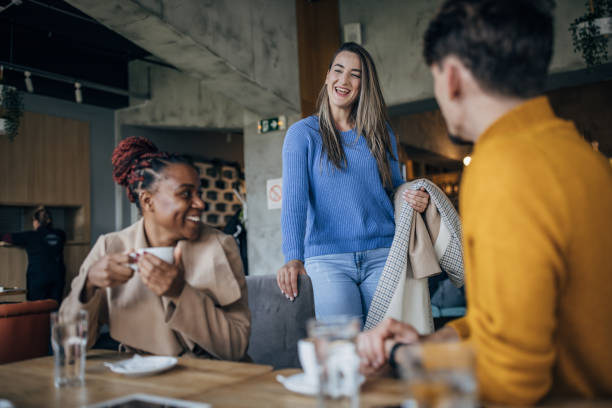 istock Friends in coffee shop 1454858802