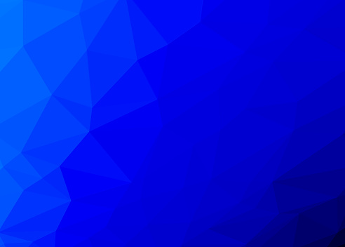 Abstract low-poly triangular geometric background. Polygonal pattern with color gradient.