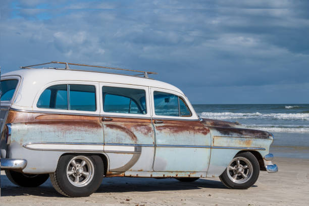 Classic car stock photo