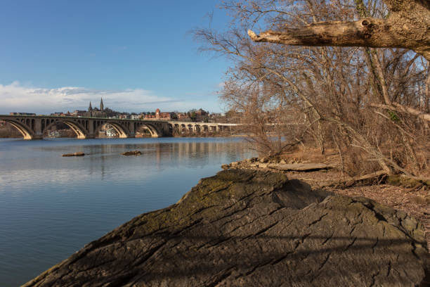 istock Georgetown city and Potomac river 1454883459