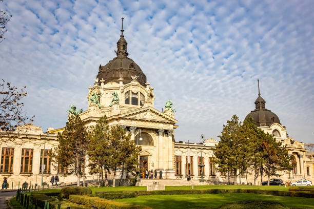 istock Szchenyi Thermal Baths historical building in Budapest 1454885210