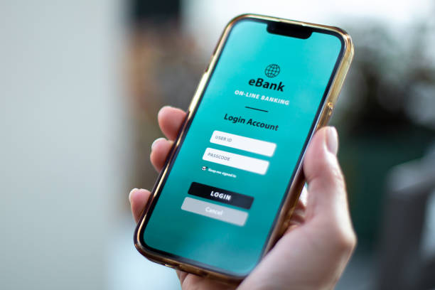 istock On-Line Banking electronic bank mobile app concept 1454895896