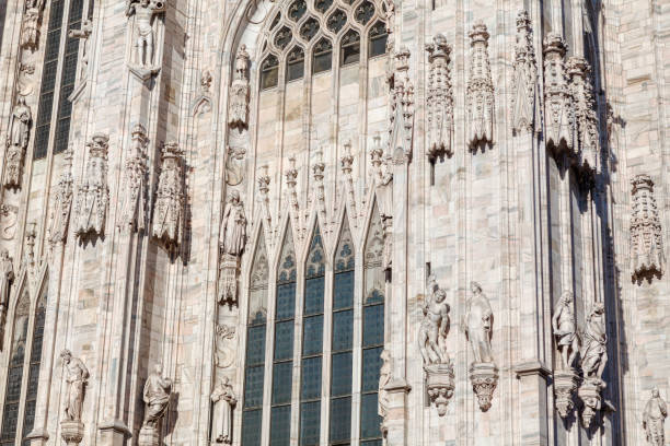 Marble sculptures of Catholic cathedral