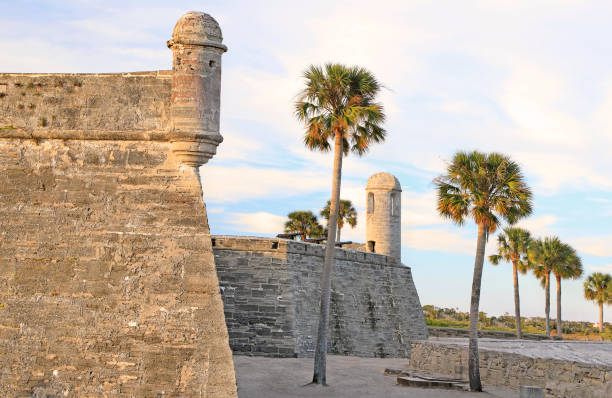 Castillo de San Marcos at sunset, Florida