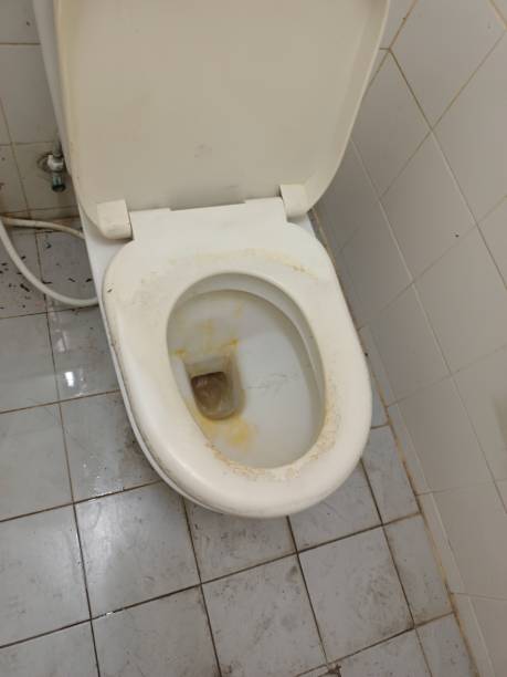 istock The bathroom is dirty. 1454914185