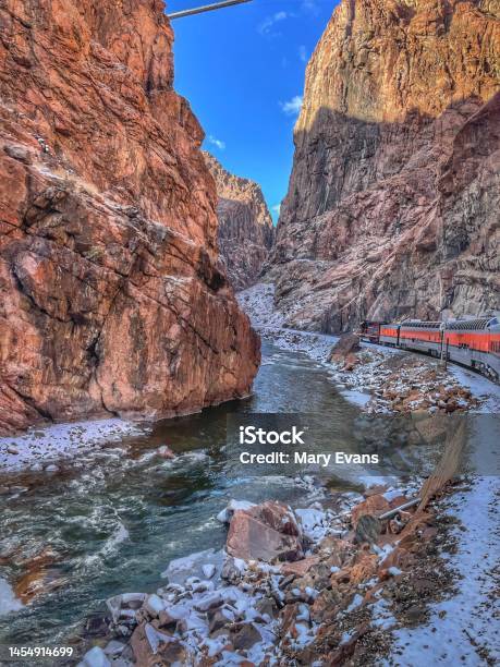 Colorado Royal Gorge Stock Photo - Download Image Now - Beauty, Beauty In Nature, Bridge - Built Structure