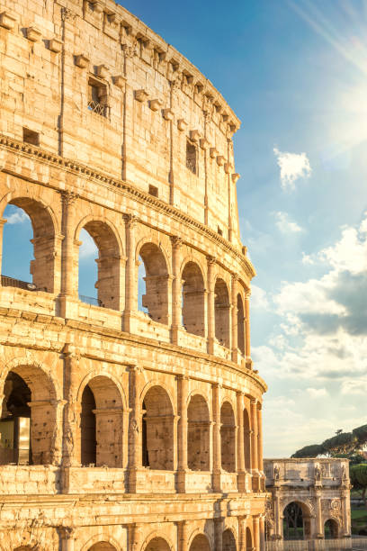 Roman Colosseum on a Sunny Day