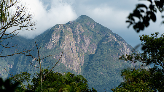 Mountain in the Atlantic forest of Paraná, southern Brazil