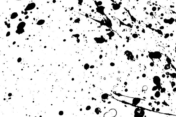 istock black and white textured background, color painted splash 1454932389