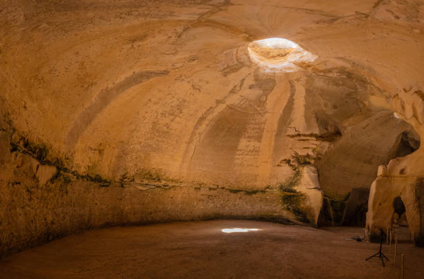 istock Bell Caves, ancient quarries, in Bet Guvrin 1454946496