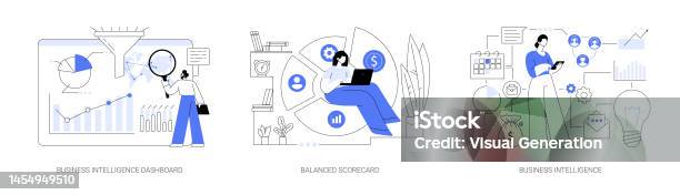 Performance Distribution Visualization Performance Data Visualization Abstract Concept Vector Illustrations ...