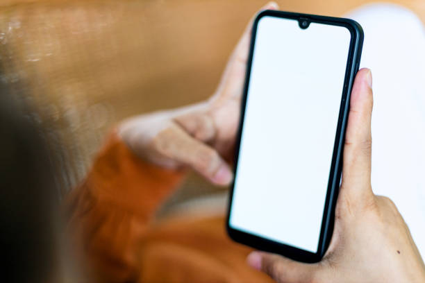 istock Adult Woman Interacting With Digital Devices 1454950552