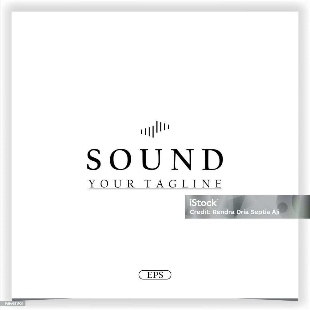 Sound. Sign Vector Sound Symbol Premium Elegant Template Vector Eps 10 Stock Illustration ...