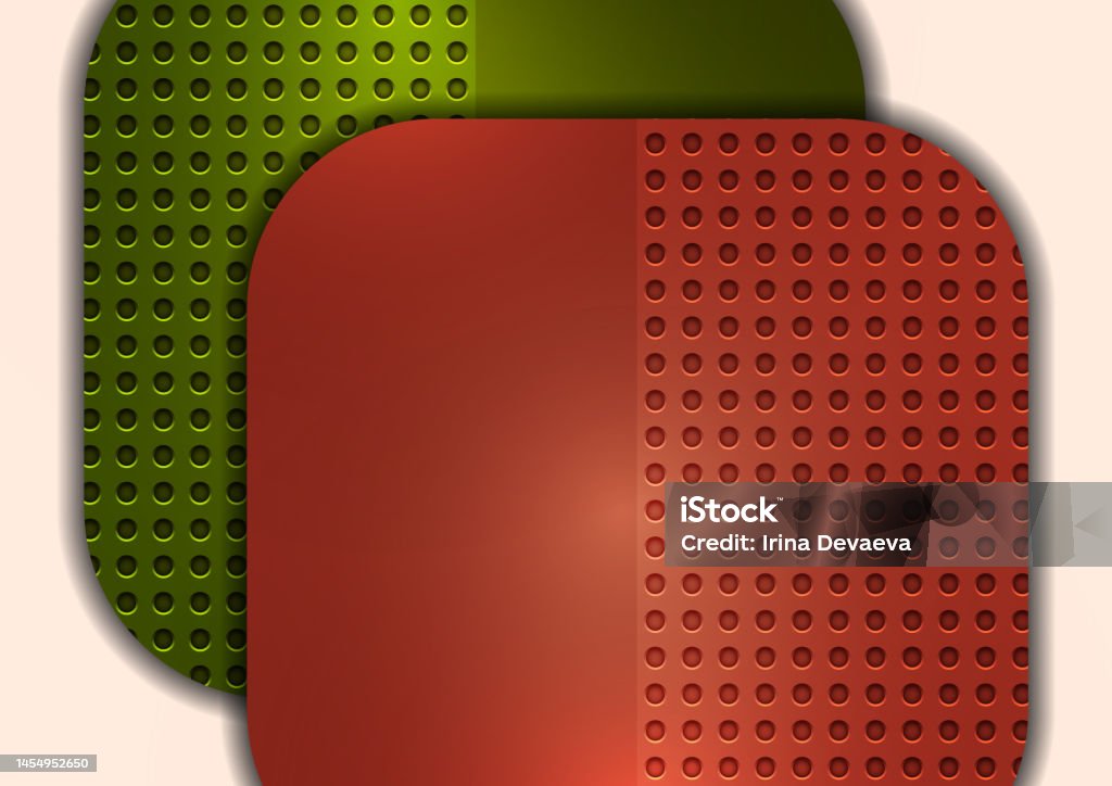 Perfaration Vector Abstract Design Square Round Background Perforation Vector Stock ...