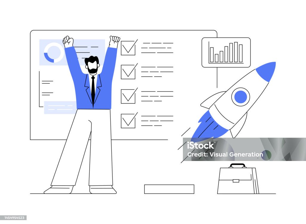 Project Closure Visual Project Closure Abstract Concept Vector Illustration Stock Illustration ...