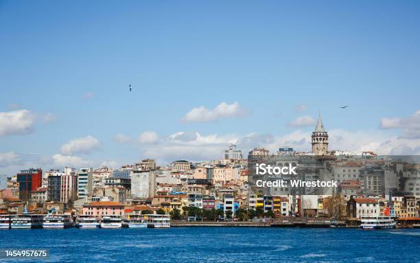 Panoramic Shot Of Istambul Stock Photo - Download Image Now - Architecture, Blue, Church