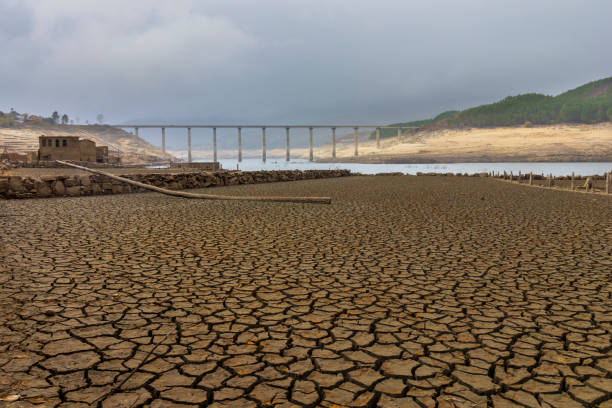 istock Extreme drought in Ghost Town, Aceredo, Spain 1454959531