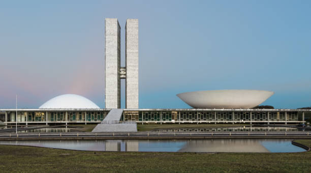 budynek kongresu narodowego w sao paulo, brazylia - legislative chamber zdjęcia i obrazy z banku zdjęć