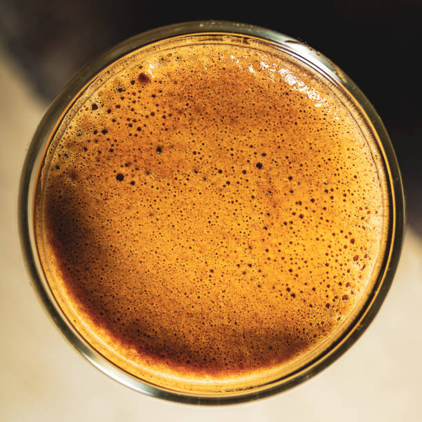 Closeup shot of a cup of coffee