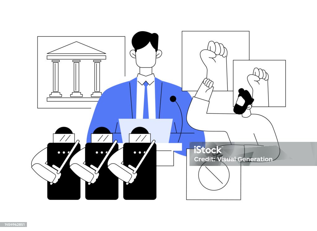 Politics Abstract Political Protest Abstract Concept Vector Illustration Stock ...
