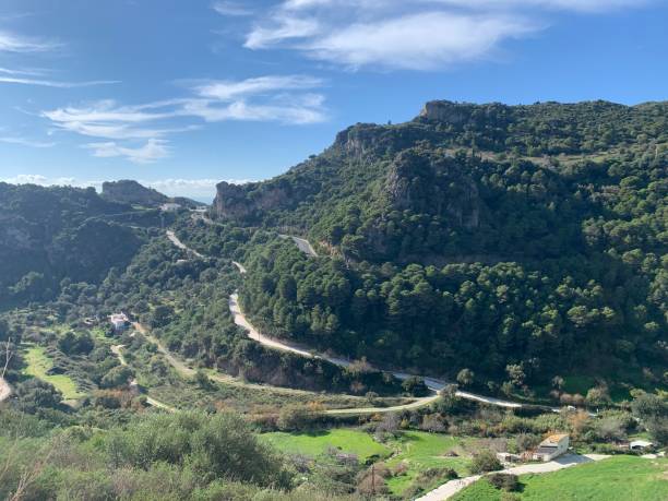 istock Panoramic view of Casares 1454964021