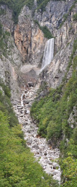istock Vertical Panoramic of Slap Boka, Slovenia 1454964234