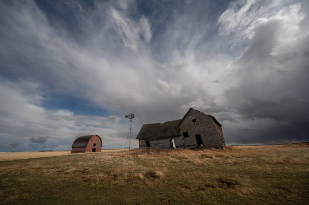 istock Abandoned Buildings on the Prairies 1454968246