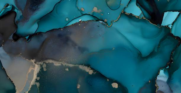 istock Luxury backdrop with marble swirls or the ripples of agate 1454969126