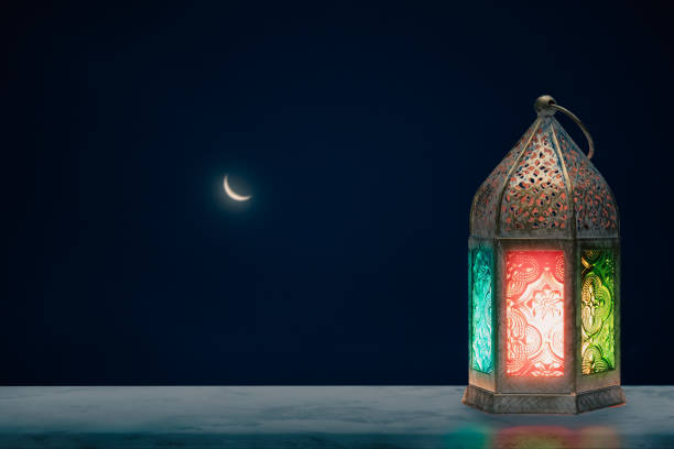 istock Arabic lantern and Ramadan Kareem 1454969644