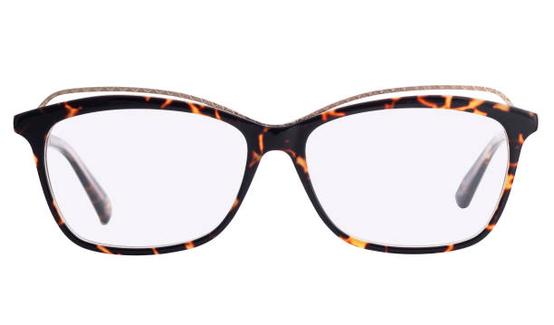 istock Close up shot of optic glasses on white background 1454969802