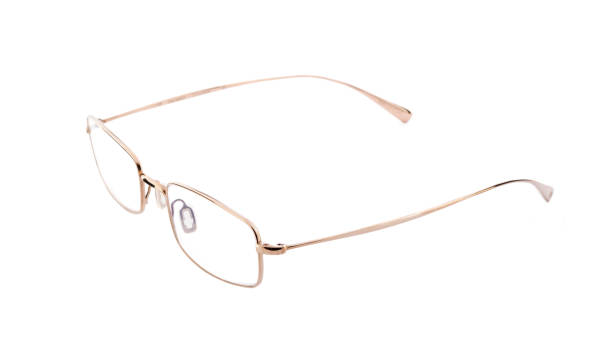 istock Beautiful shot of optic eyeglasses on a white background 1454969820