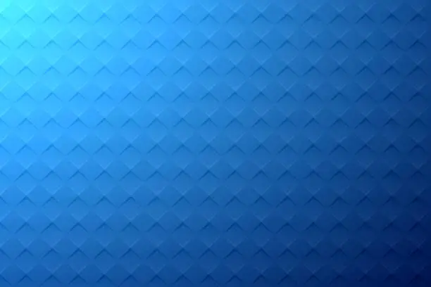 Vector illustration of Abstract blue background - Geometric texture