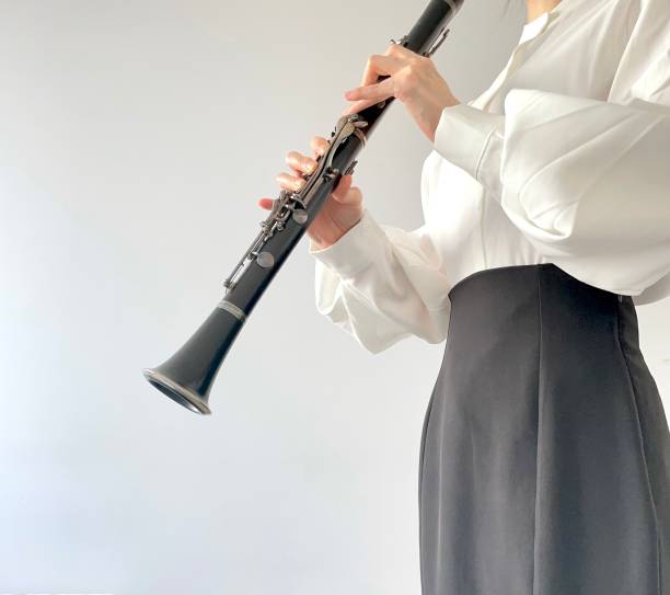 Clarinet Practice Session For Young Student