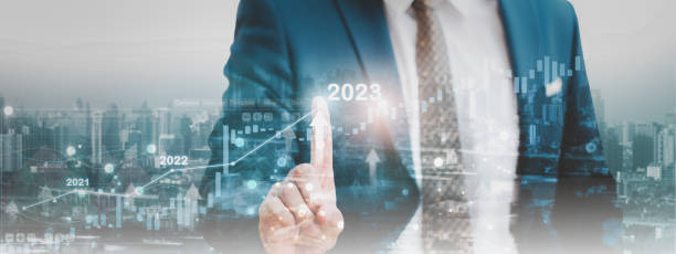 istock Businessman touch icon technology,analysis business and economic,data growth network communication technology,financial,money,banking,digital marketing strategy,business finance corporate concept 1455006808