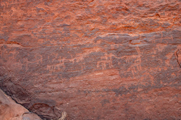 istock Rock carvings in Saudi Arabia 1455011028