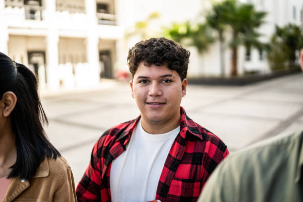 istock Portrait of a young man at university 1455012420