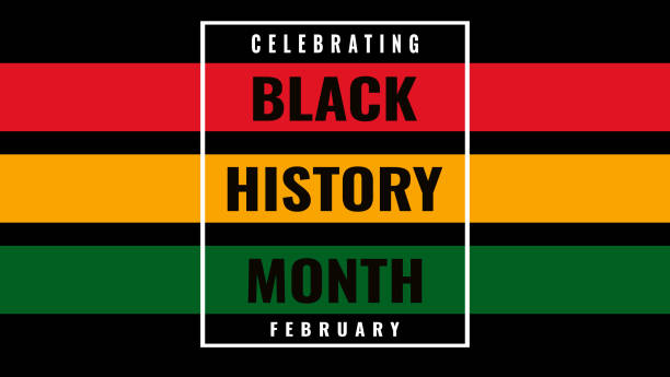 Black History Month Background USA Black History Month Background USA black history month 2023 stock illustrations