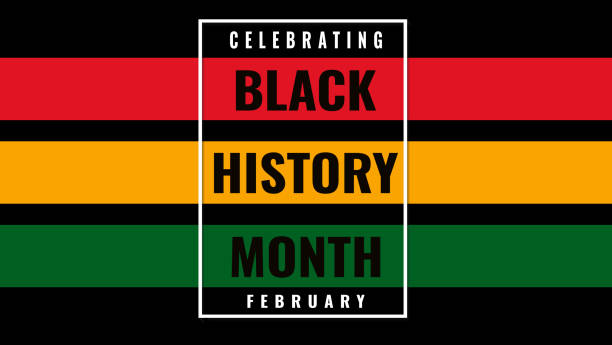 ilustraciones, imágenes clip art, dibujos animados e iconos de stock de antecedentes del mes de la historia negra ee.uu. - black history month 2023