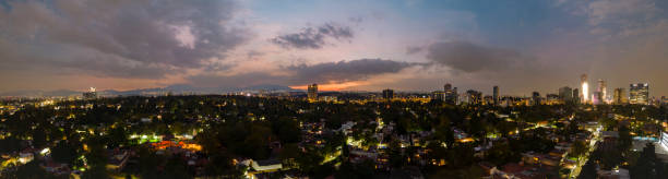 istock Mexico City at sunset, San Angel District 1455027317
