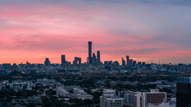 istock The sunrise of Beijing 1455028028