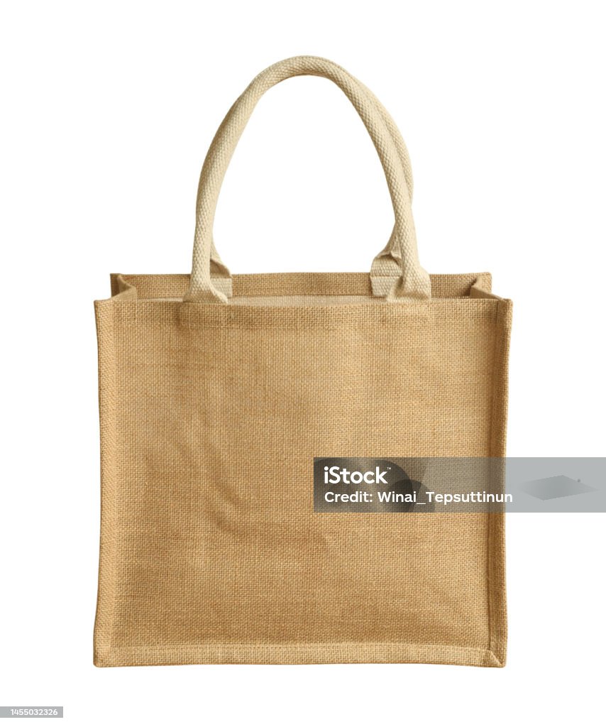 Brown sack gift bag Brown sack gift bag (with clipping path) isolated on white background Bag Stock Photo