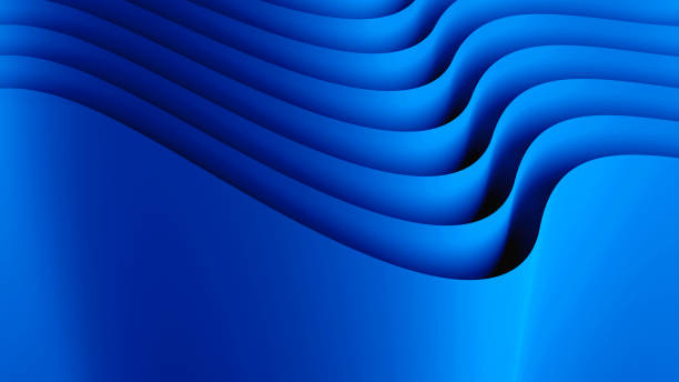 Abstract background made from a pattern of waves stock photo