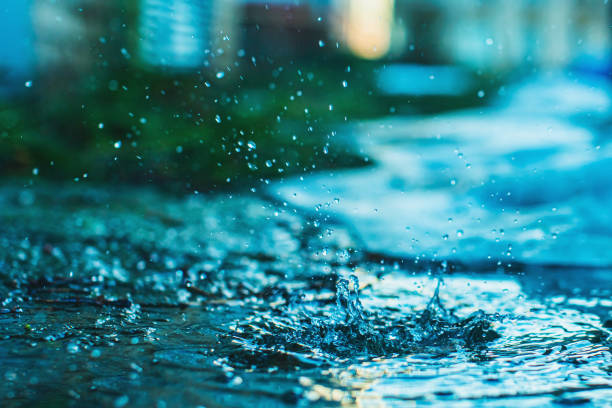 de pluie - natural pool photos photos et images de collection