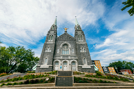 beautiful church near Québec City in Canada